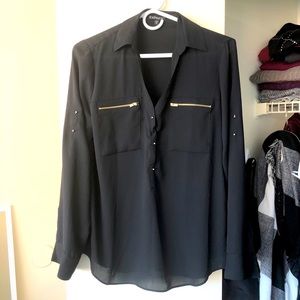 Relaxed Fit Button Down